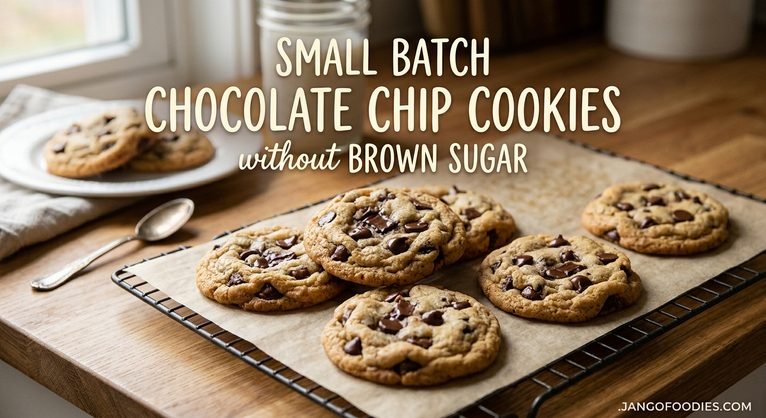 Small Batch Chocolate Chip Cookies Without Brown Sugar