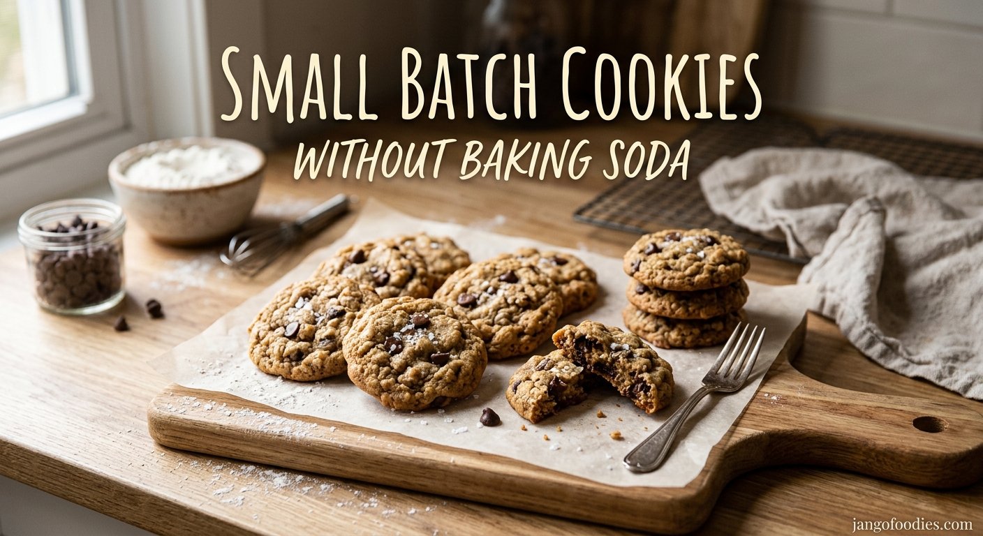 Small Batch Cookies Without Baking Soda (Easy, Soft & Chewy)