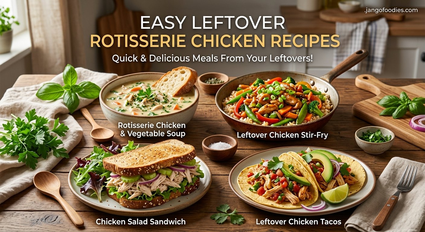 Easy Leftover Rotisserie Chicken Recipes: Quick, Delicious, and Budget-Friendly Meals