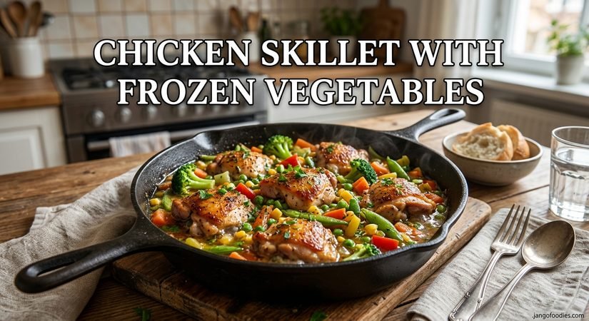 Chicken Skillet with Frozen Vegetables – Easy One-Pan Dinner