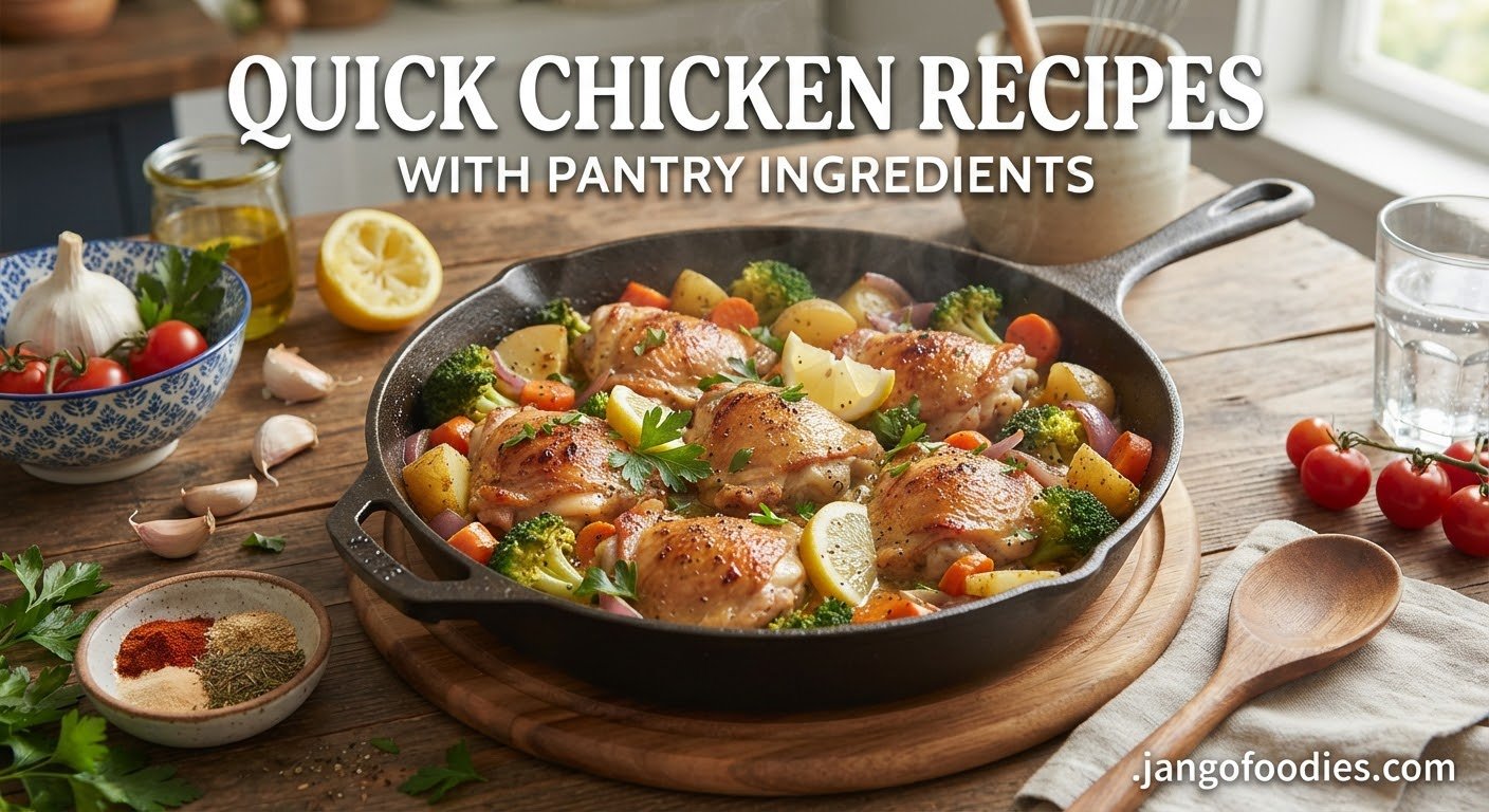 Quick Chicken Recipes with Pantry Ingredients: Easy, Delicious Meals for Busy Days
