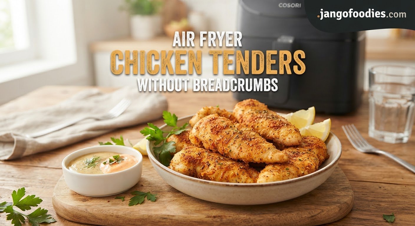 Air Fryer Chicken Tenders Without Breadcrumbs – Crispy, Juicy, and Easy Recipe